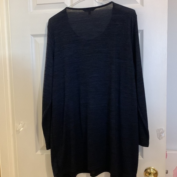 George Navy blue and black long sleeve knit fooler sweater size 1x - Picture 5 of 11